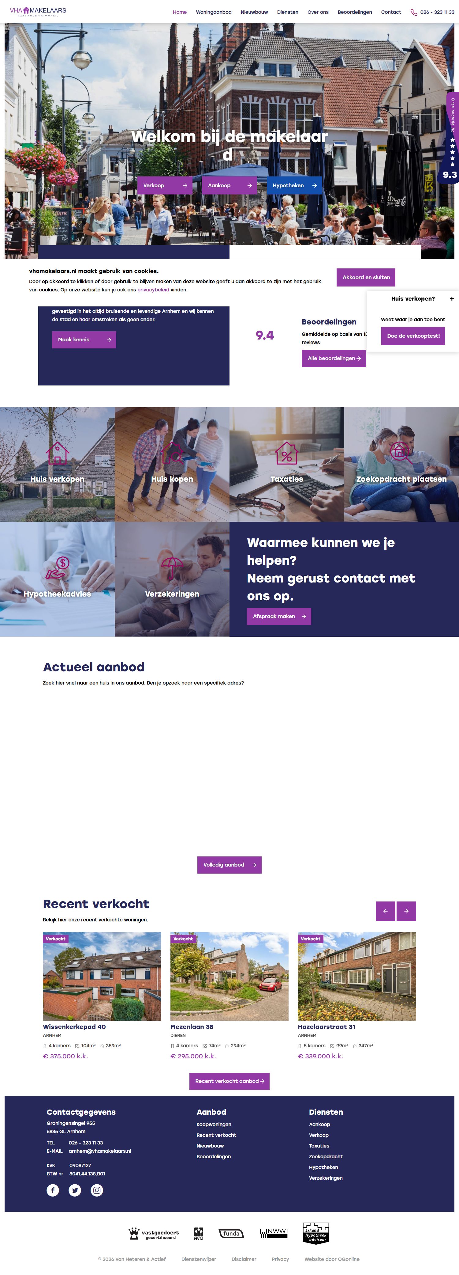 Kantoor foto van VHA Makelaars