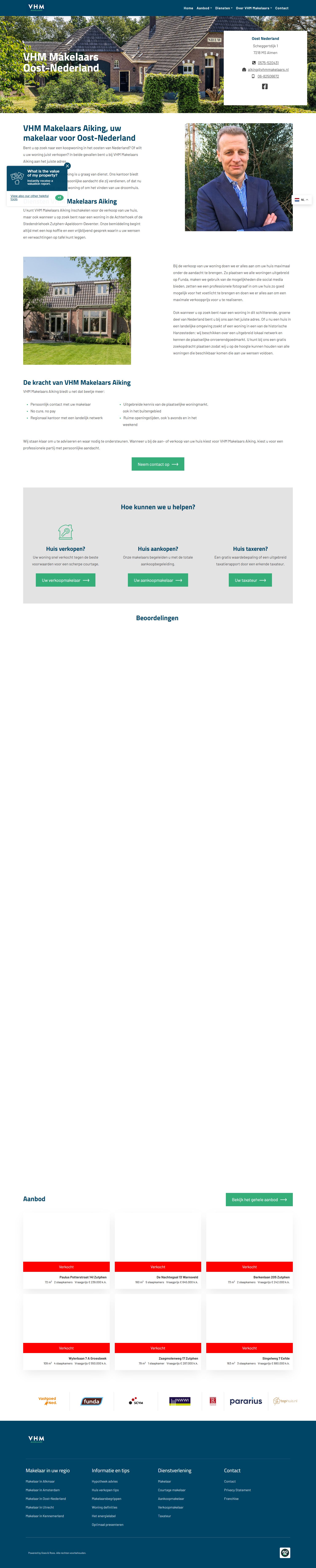 Office photo VHM Makelaars Aiking