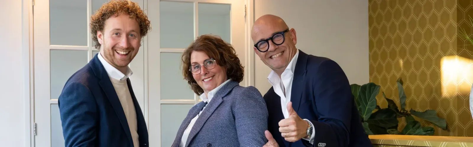 Team foto van Via Paul Makelaardij, via wie anders?!