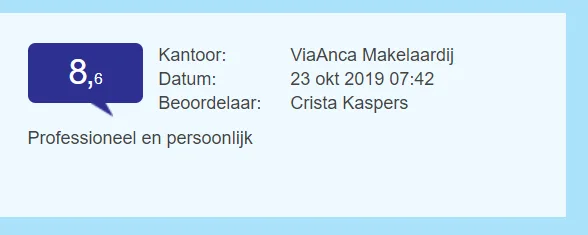 Kantoor foto van ViaAnca Makelaardij