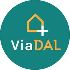Logotipo de ViaDal Makelaardij, Financieel Advies & Verzekeren