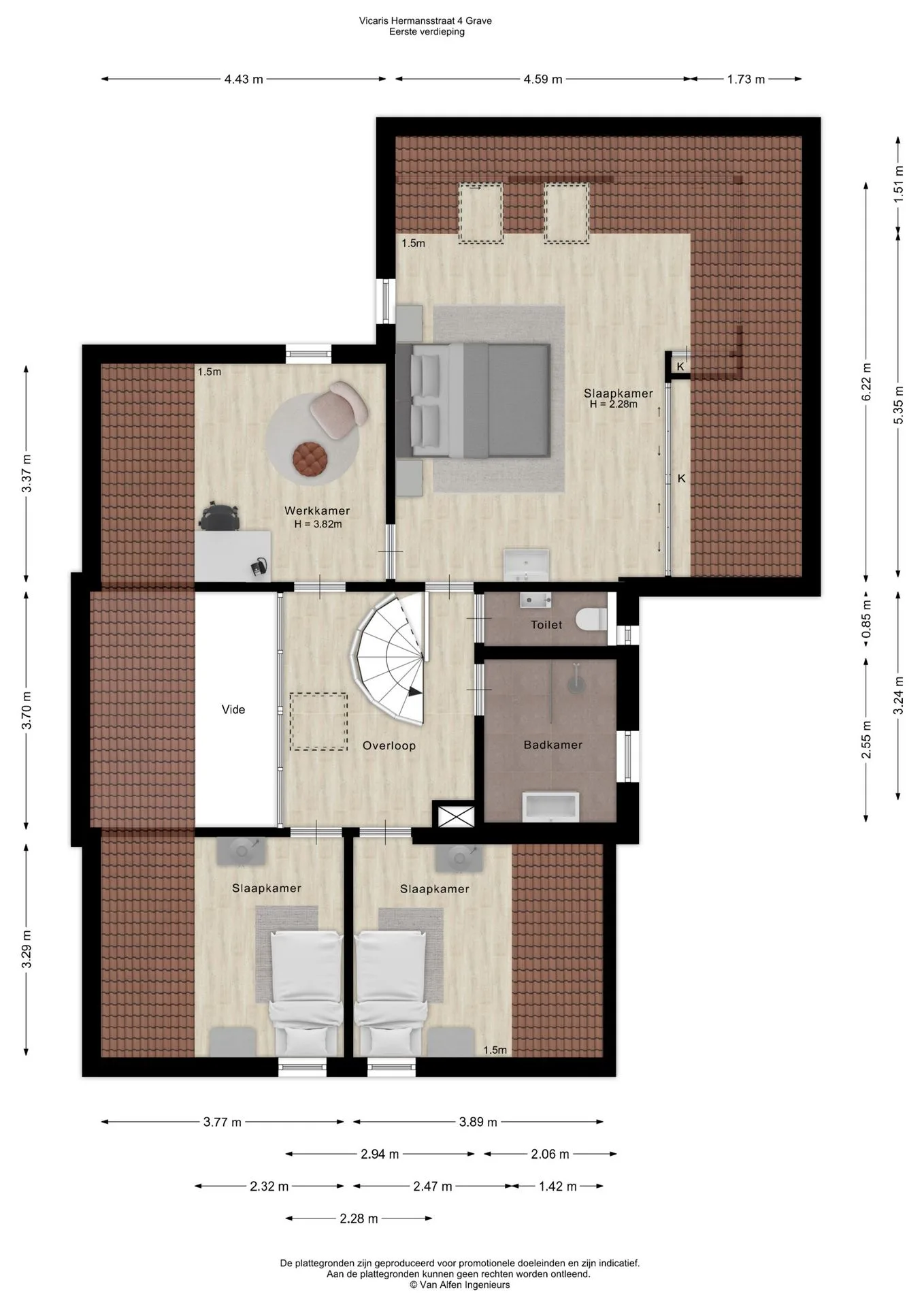 Vicaris Hermansstraat 4 Grave thumbnail 58