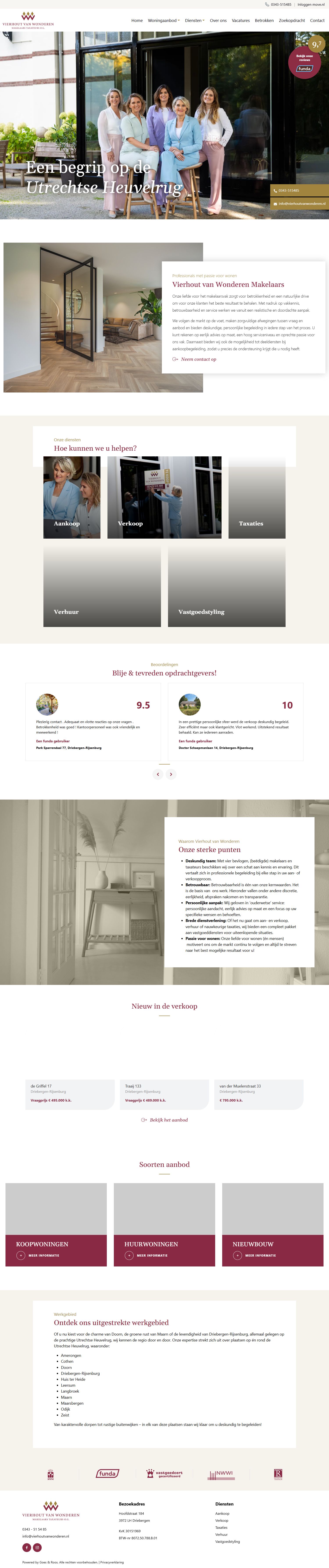 Kantoor foto van Vierhout van Wonderen Makelaars Taxateurs