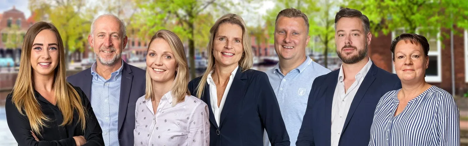 Team foto van VLIEG Makelaars Haarlem OG