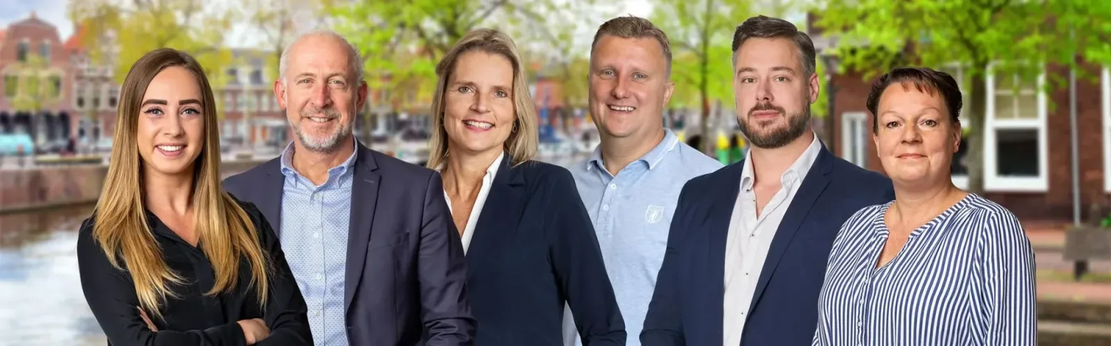 Team foto van VLIEG Makelaars Haarlem OG