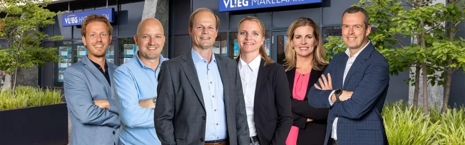 Team foto van VLIEG Makelaars Heerhugowaard OG