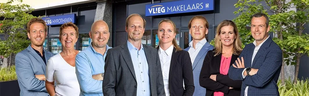 Team foto van VLIEG Makelaars Heerhugowaard OG