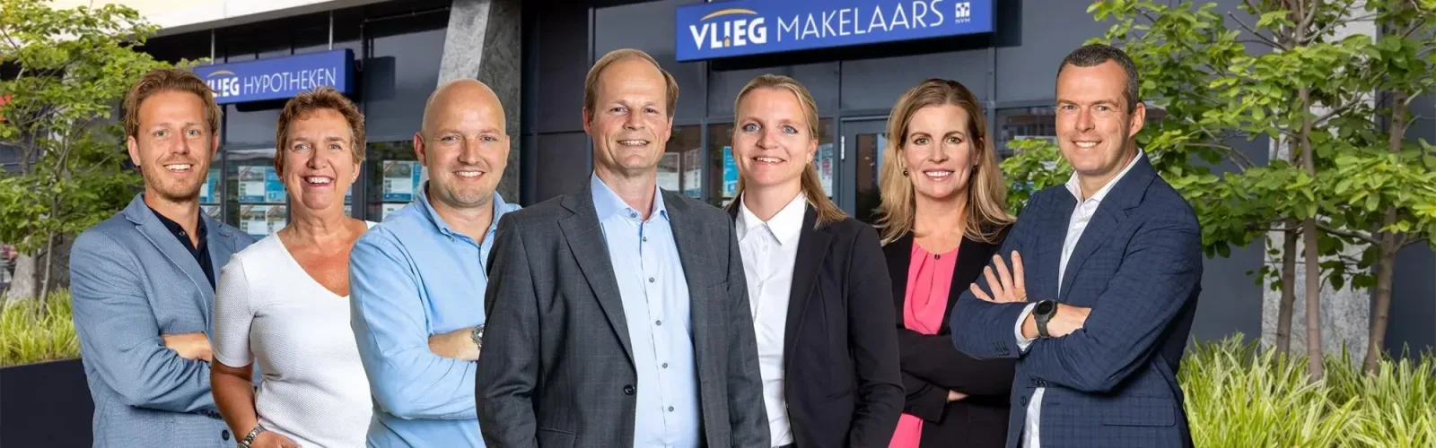 Team foto van VLIEG Makelaars Heerhugowaard OG