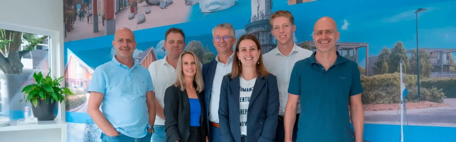 Team photo of VLIEG Makelaars Lelystad