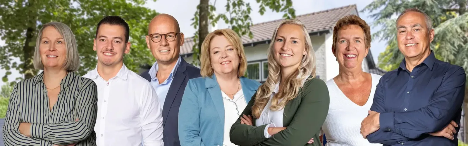 Team foto van VLIEG Makelaars Schagen OG