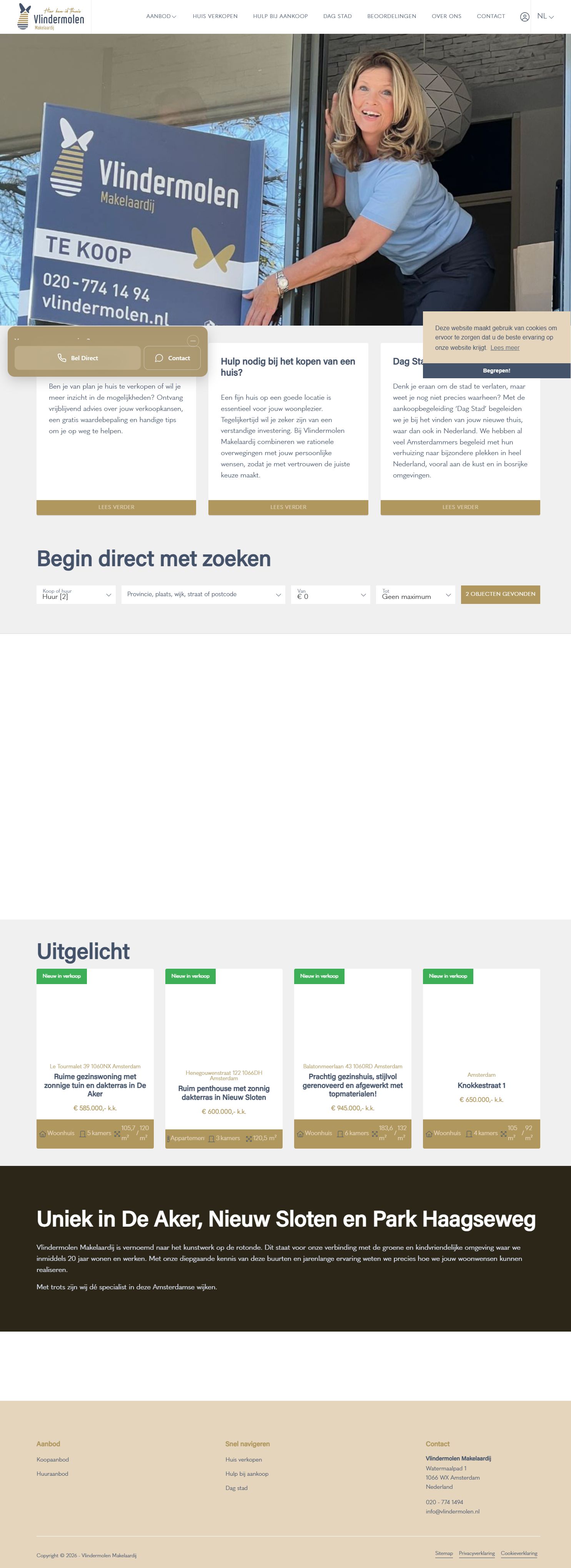 Bürofoto Vlindermolen Makelaardij