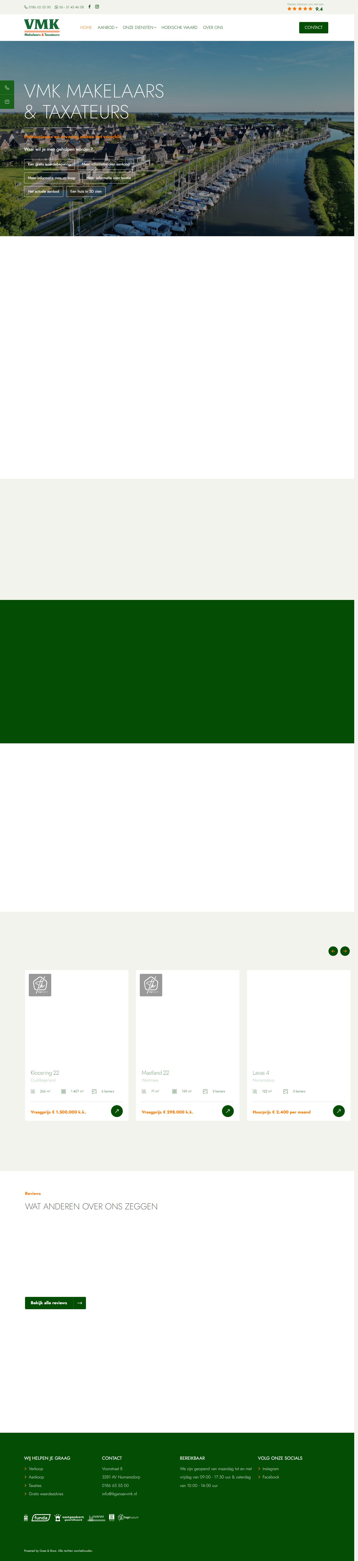 Screenshot der Website von www.ikganaarvmk.nl