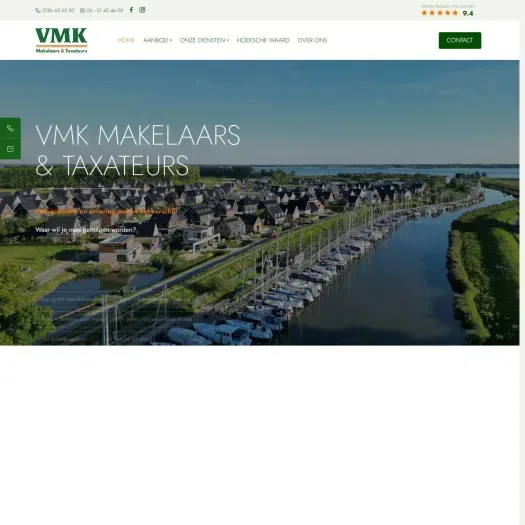 Screenshot of the website of www.ikganaarvmk.nl