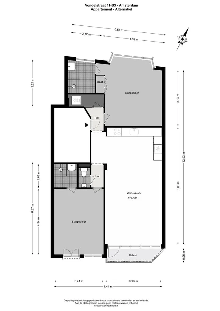 Vondelstraat 11 B 4V Amsterdam thumbnail 20