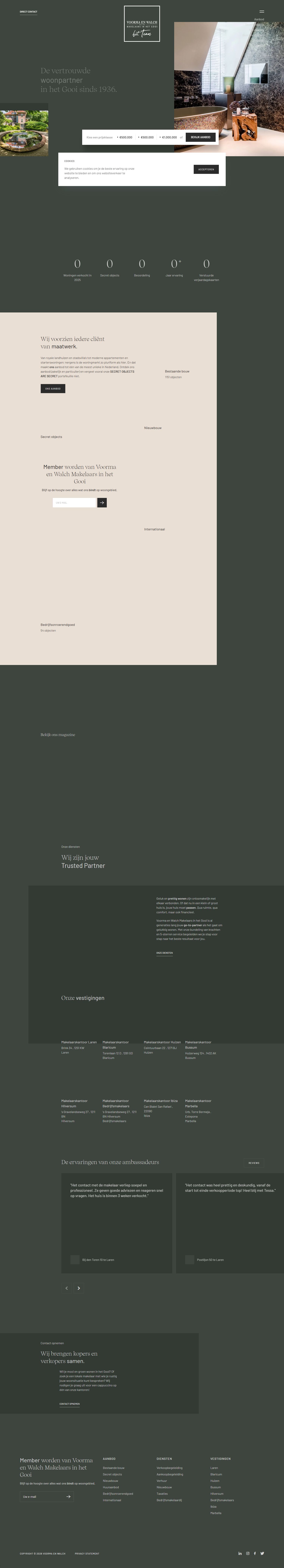 Screenshot der Website von www.voorma-walch.nl