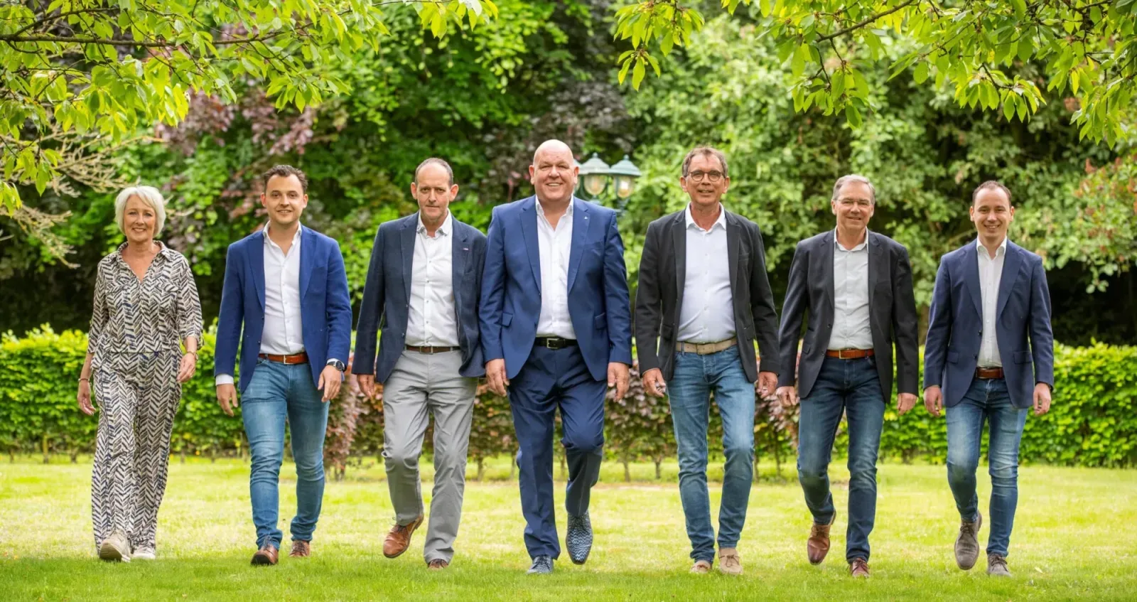 Team foto van Vosters Onroerend Goed bv