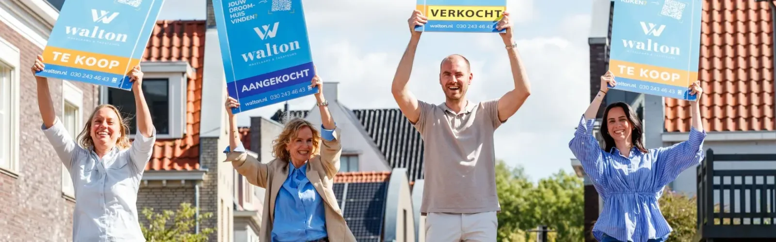 Team foto van Walton Makelaars & Taxateurs