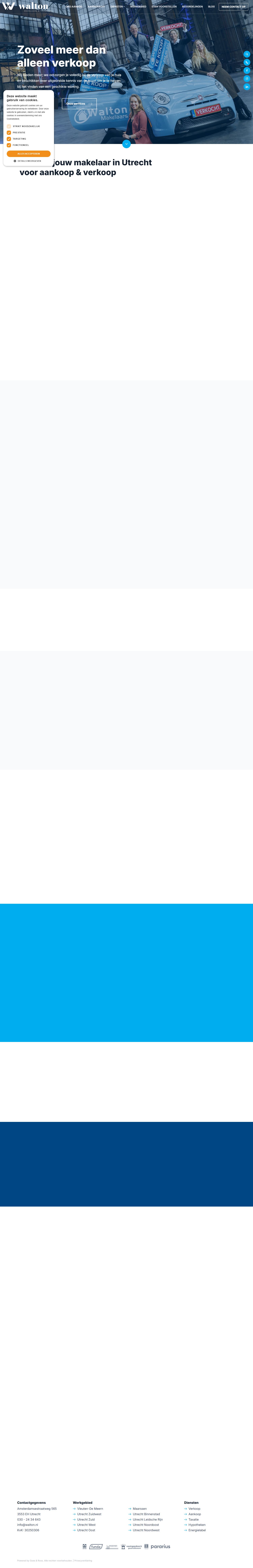 Screenshot van de website van www.walton.nl