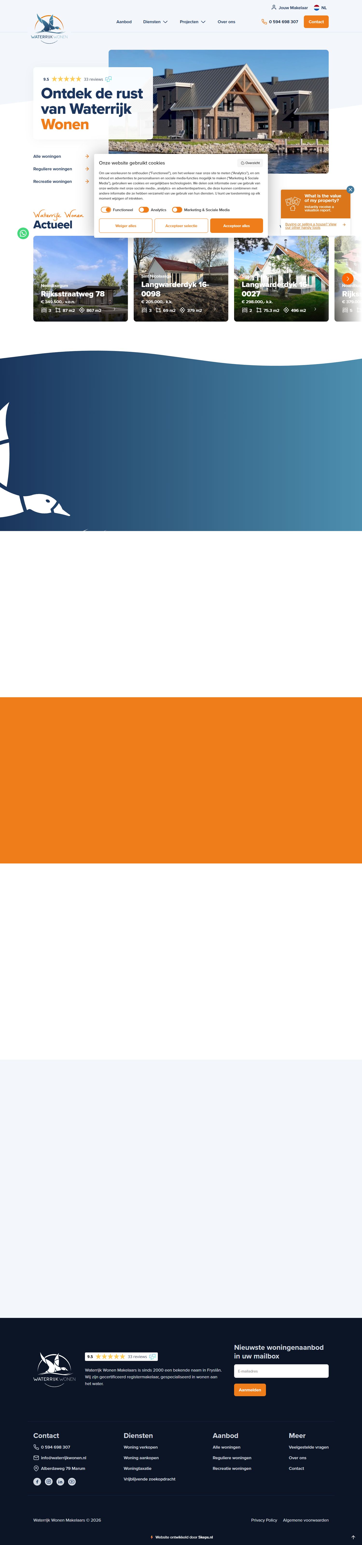 Photo de bureau Waterrijk wonen Friesland Makelaars