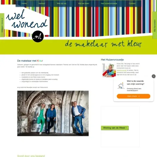 Capture d'écran du site web de www.welwonend.nl