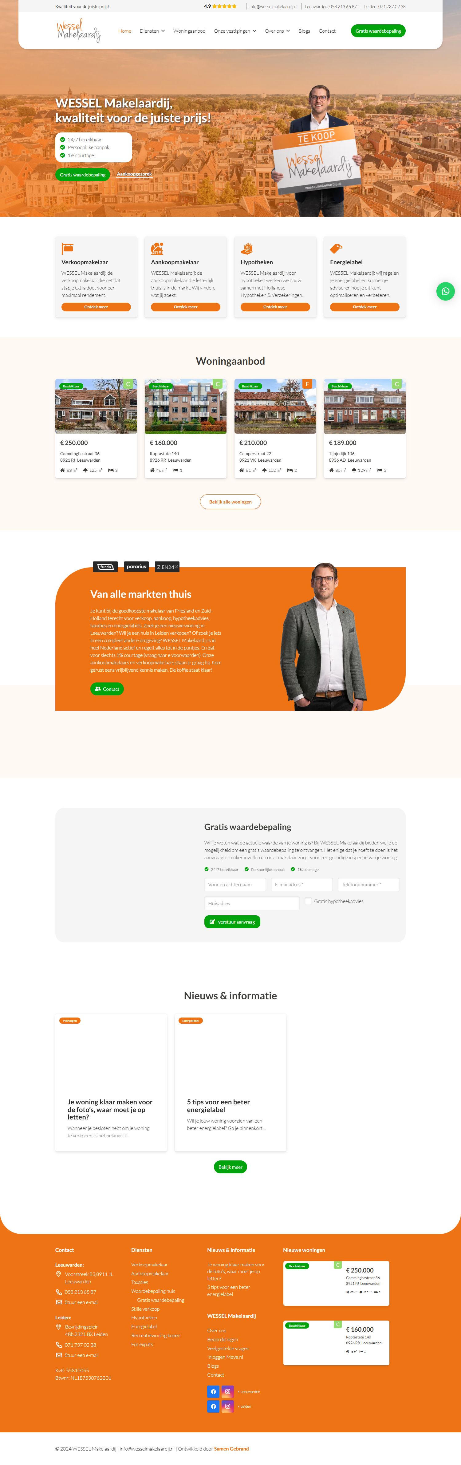 Kantoorfoto WESSEL Makelaardij