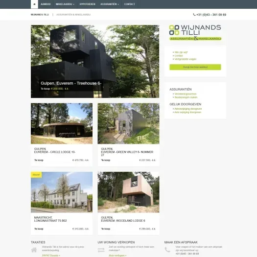 Screenshot van de website van www.wijnandstilli.nl