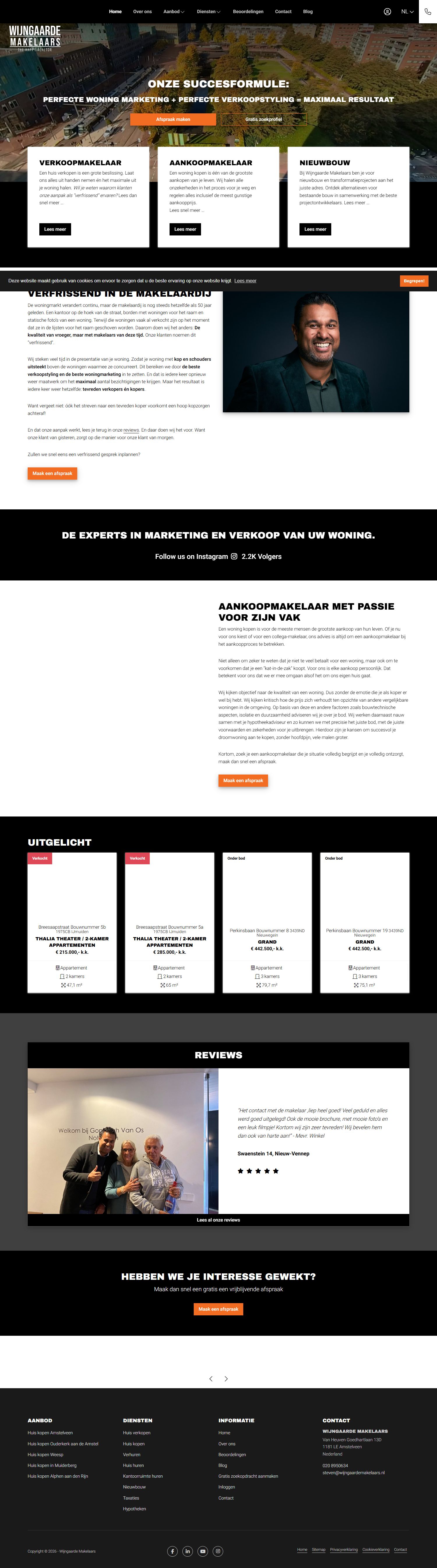 Photo d'équipe de Wijngaarde Makelaars