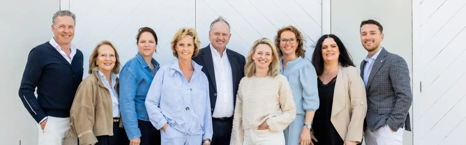 Team foto van Wilbrink & v.d. Vlugt Makelaars