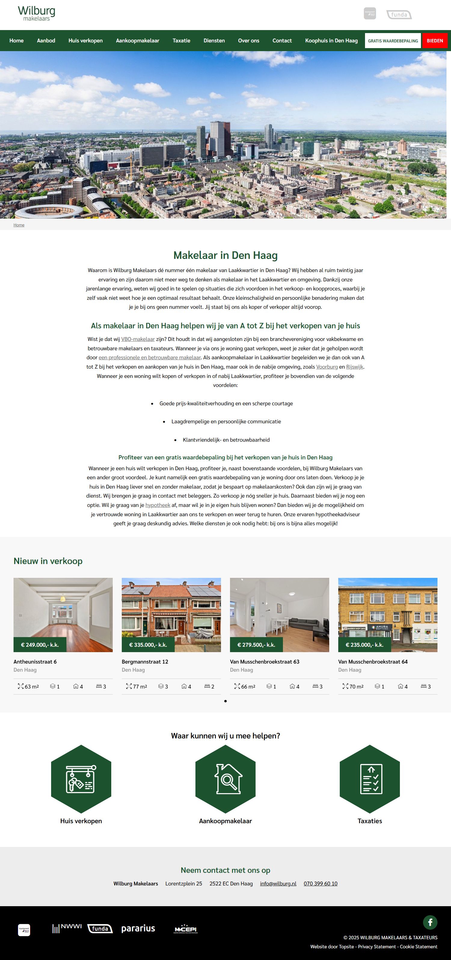 Mannschaftsfoto von Wilburg Makelaars & Taxateurs