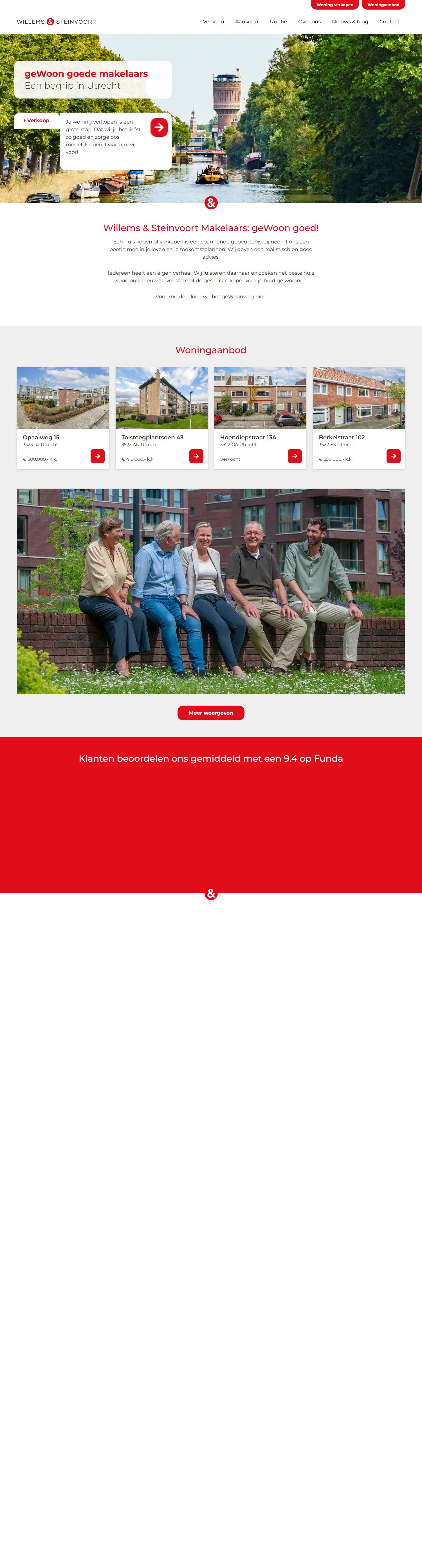 Capture d'écran du site web de www.willems-steinvoort.nl