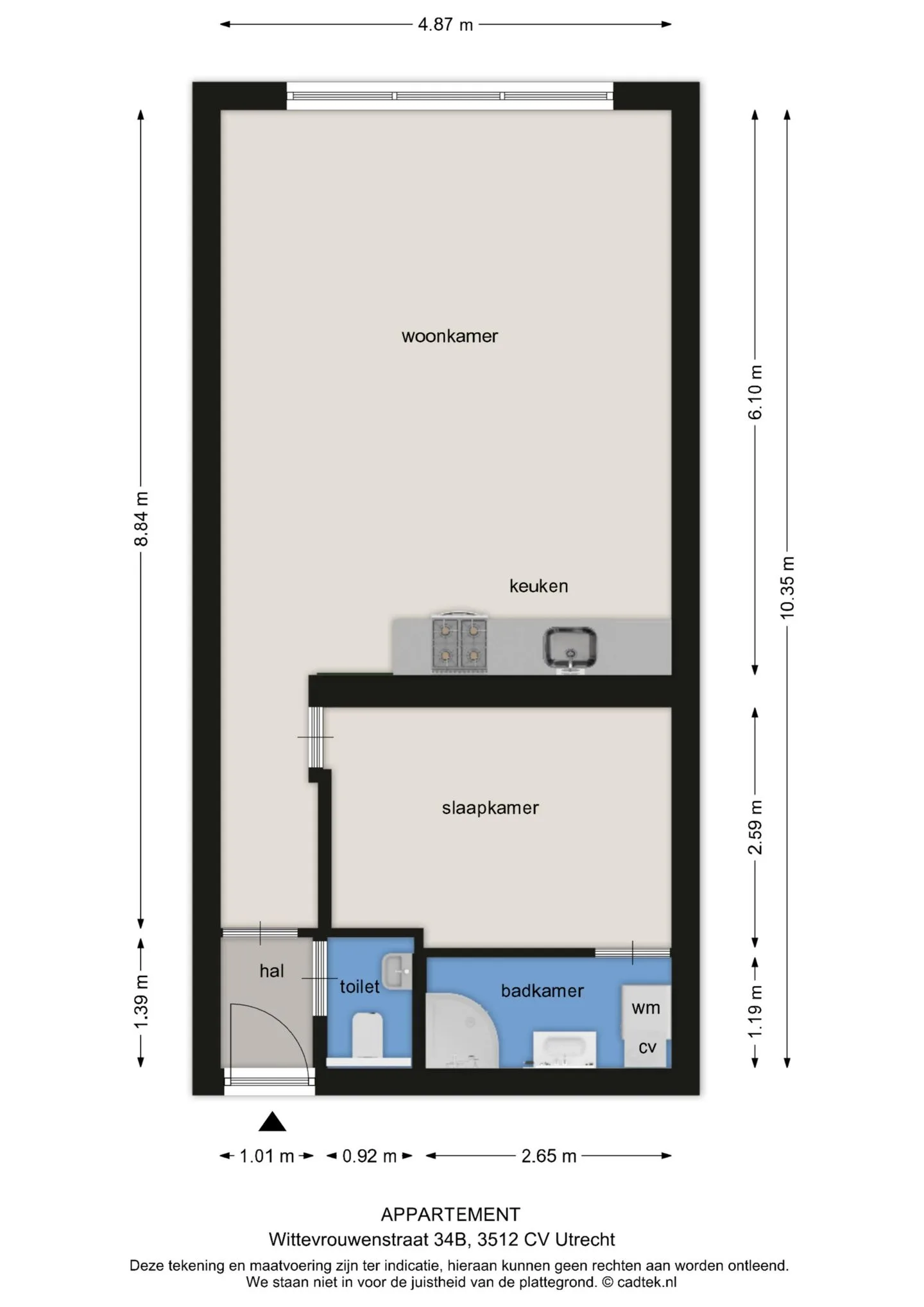 Wittevrouwenstraat 34 B Utrecht thumbnail 13