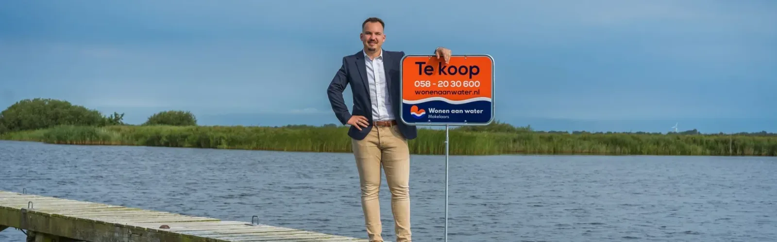 Team foto van Wonen aan water Makelaars Leeuwarden
