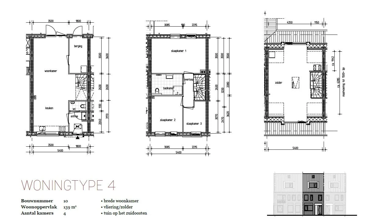 Woning (Bouwnr. 10) Oudkarspel (Gem. Dijk en Waard) thumbnail 8