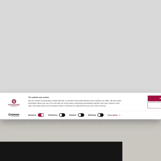 Screenshot der Website von www.woonvisie.nl