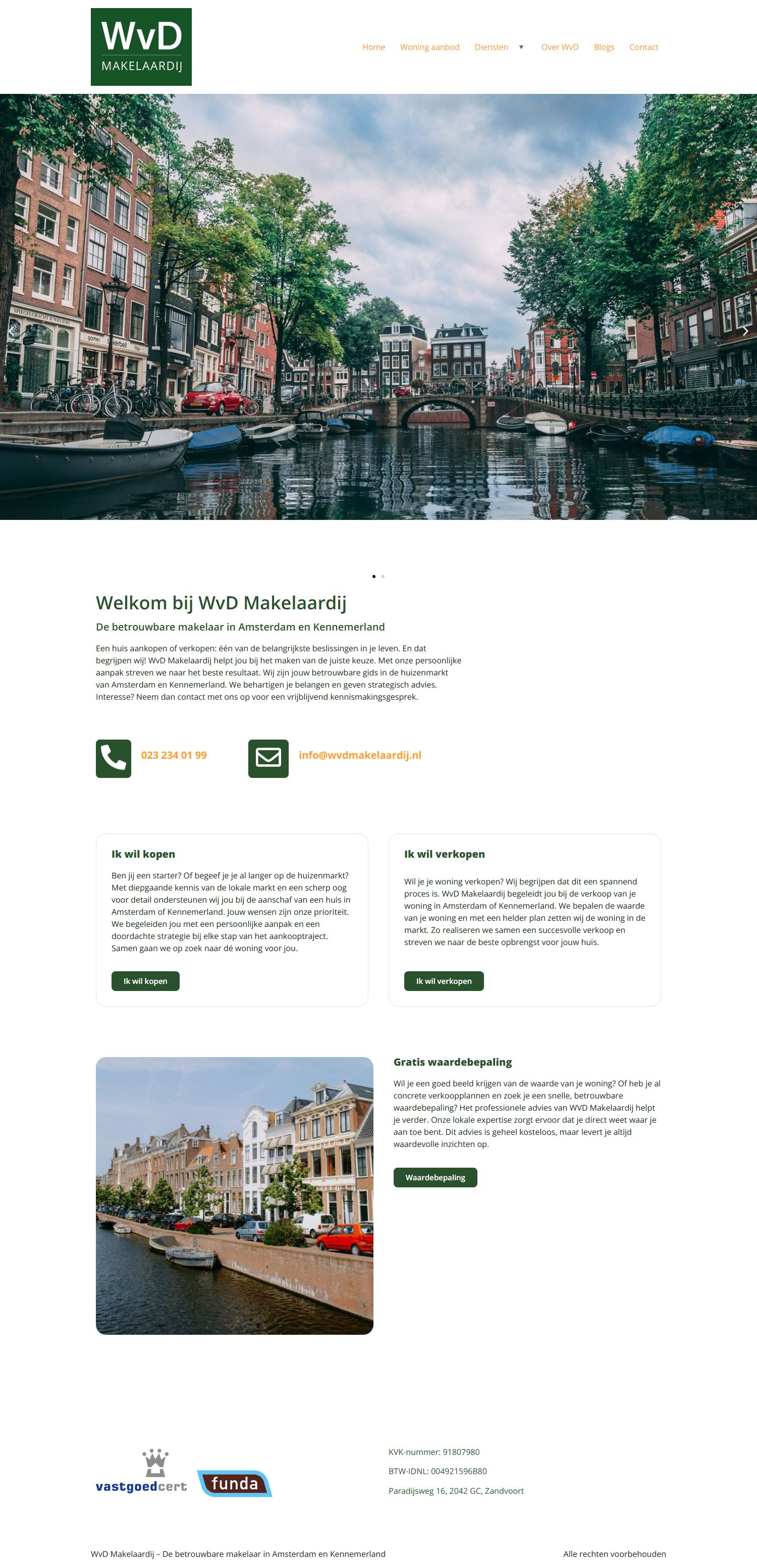 Bürofoto von WvD Makelaardij