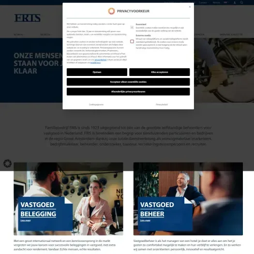 Screenshot van de website van www.cloudflare.com