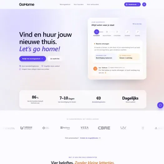 Screenshot van de website van www.cloudflare.com