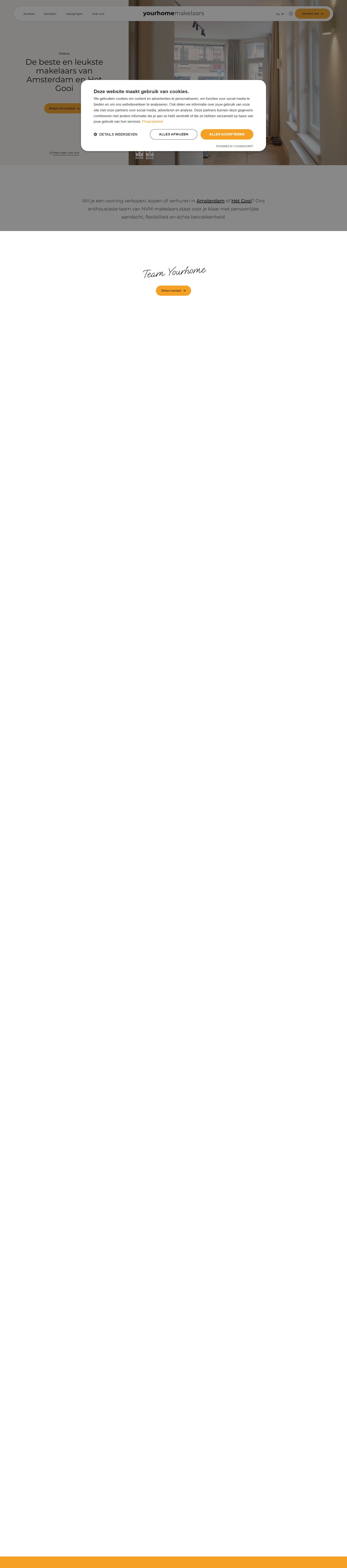 Capture d'écran du site web de yourhome.nl