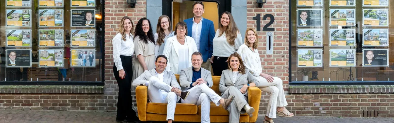 Team foto van Zonnenberg Makelaardij Rhenen | Member Baerz & Co