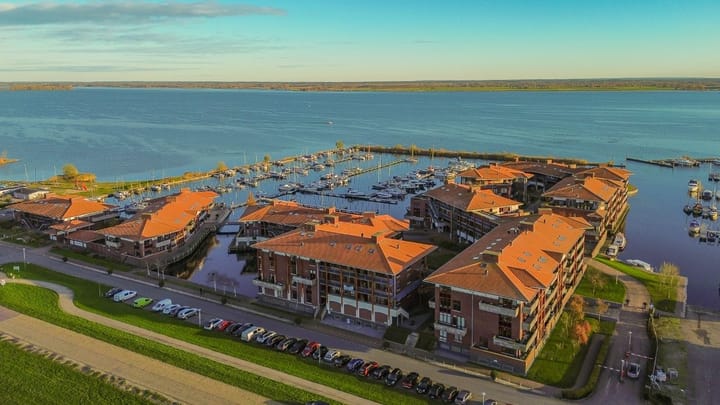 Zuiderzee op Zuid 60 in Biddinghuizen Foto