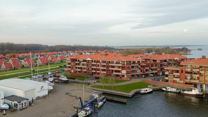 Zuiderzee op Zuid 84 in Biddinghuizen Foto