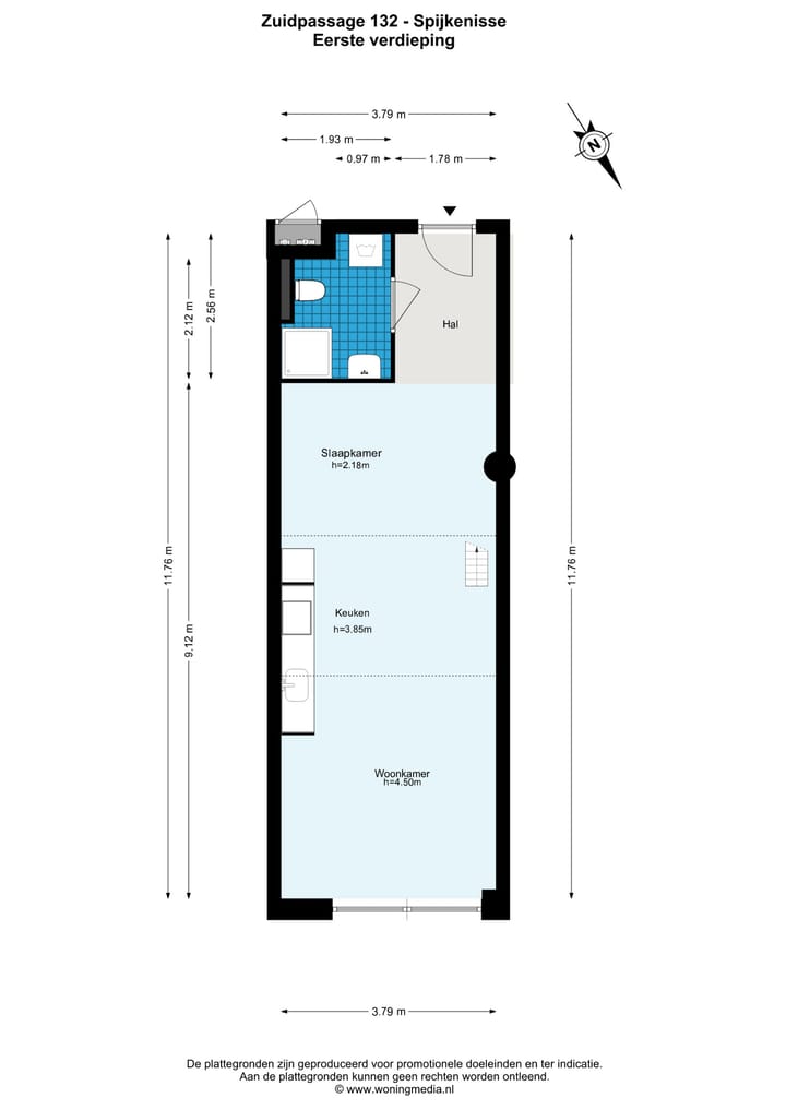 Zuidpassage 132 in Spijkenisse Foto