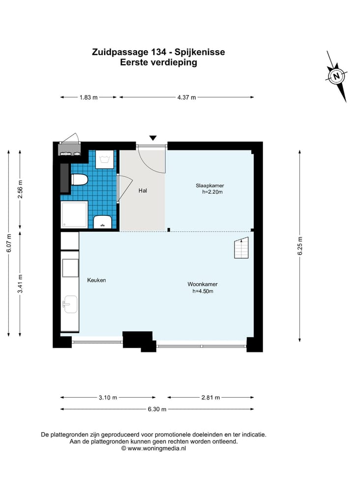 Zuidpassage 134 in Spijkenisse Foto
