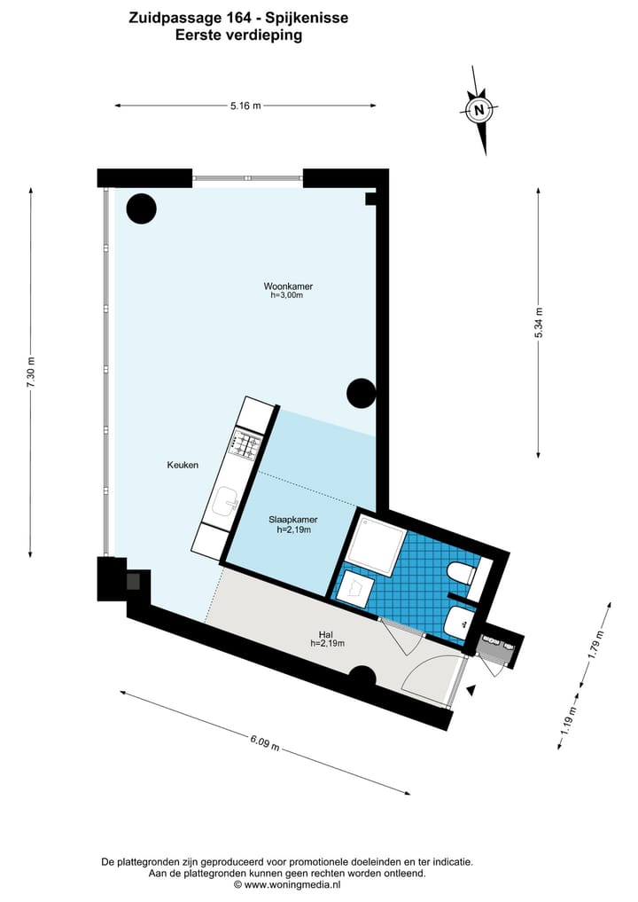 Zuidpassage 164 in Spijkenisse Foto