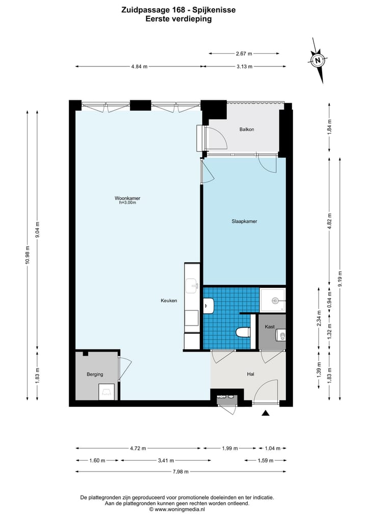 Zuidpassage 168 in Spijkenisse Foto