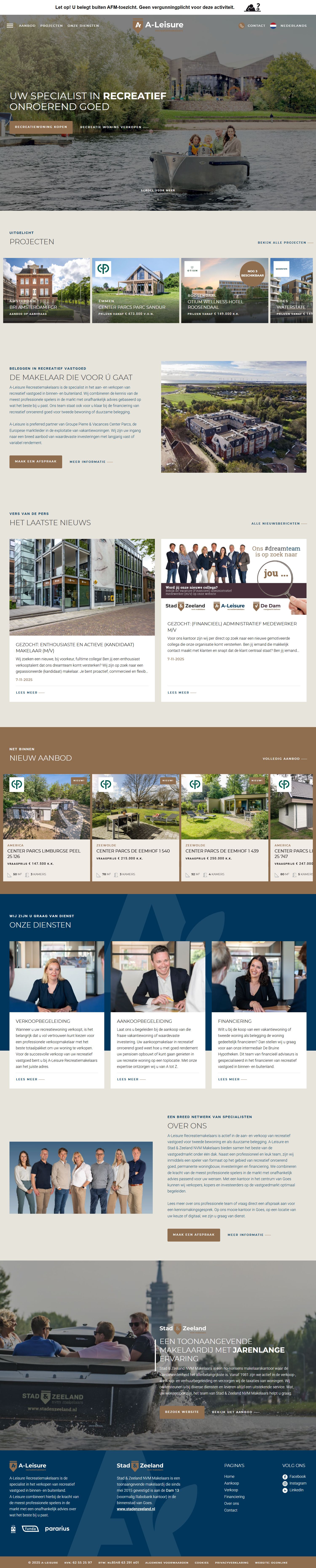 Photo de bureau A-Leisure Recreatiemakelaars