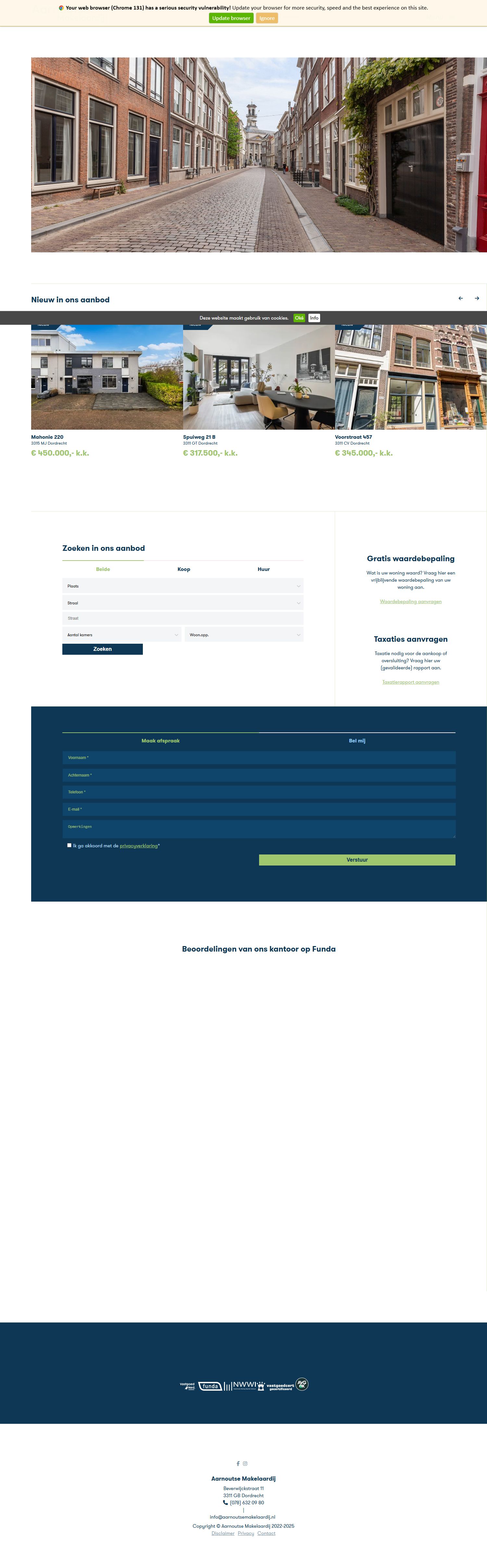 Office photo Aarnoutse Makelaardij