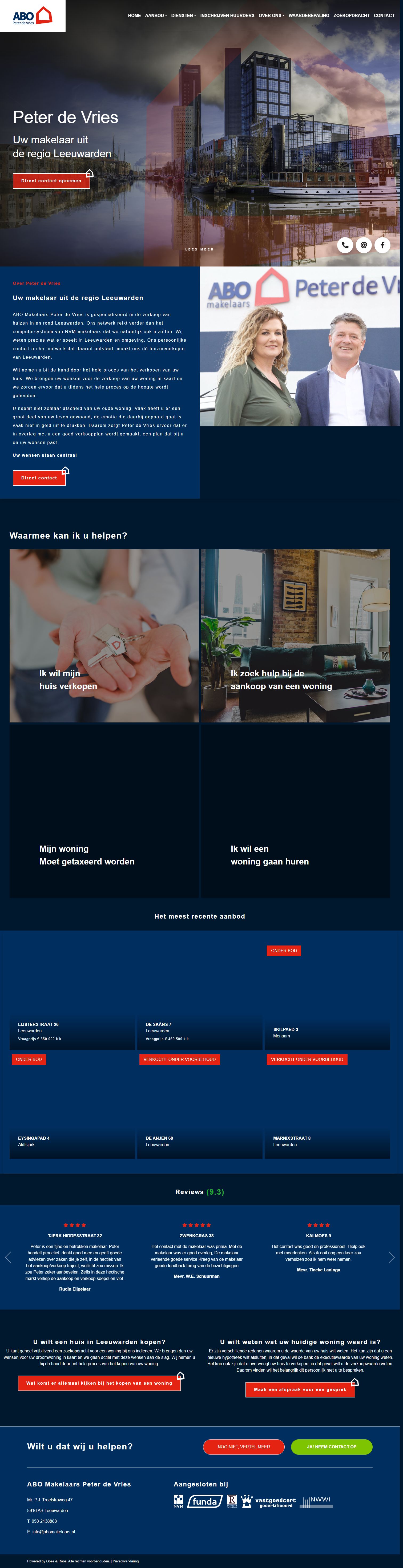 Office photo ABO Makelaars Peter de Vries