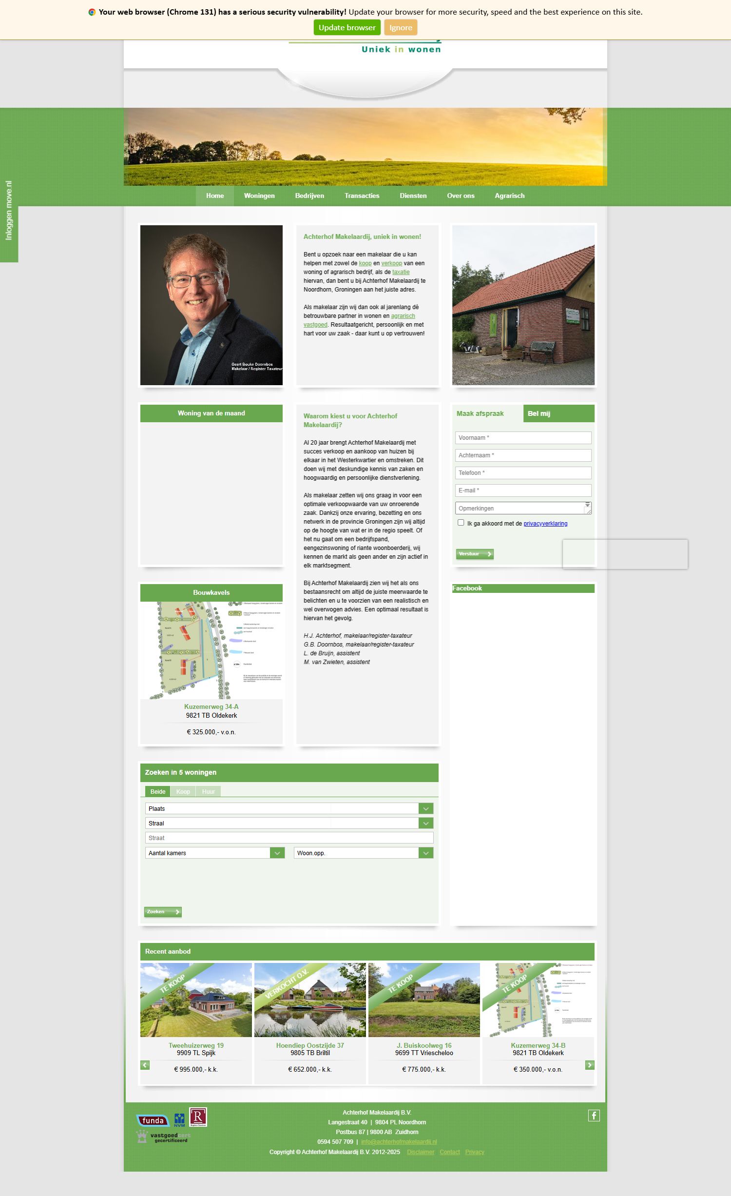 Foto del despacho Achterhof Makelaardij