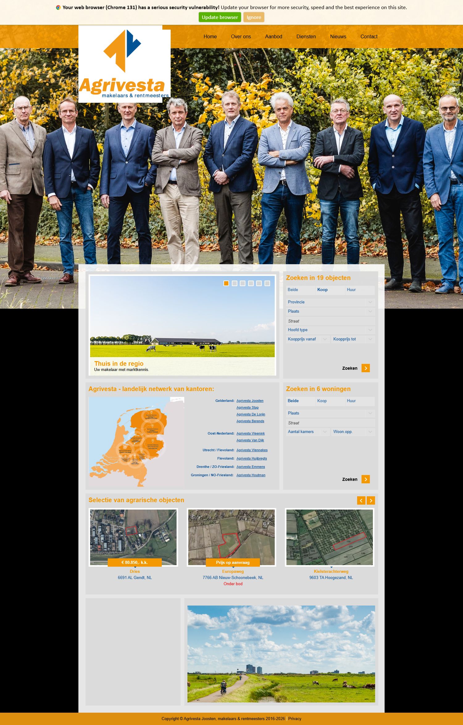 Kantoorfoto Agrivesta Houtman Makelaars & Rentmeesters